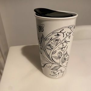 Limited Edition Ceramic Starbucks 12 oz Coffee Tumbler